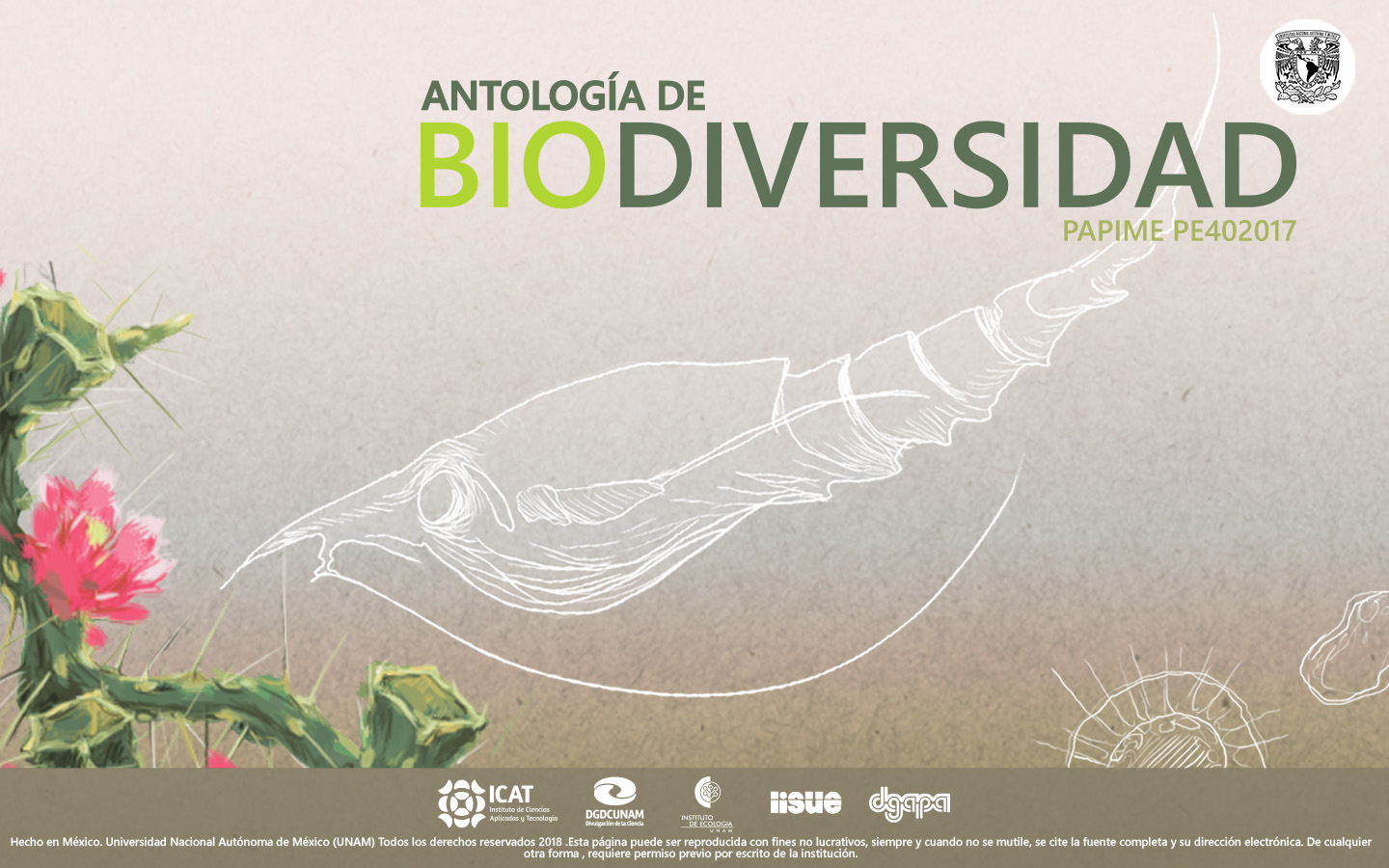 Portada Antologia de Ecologia